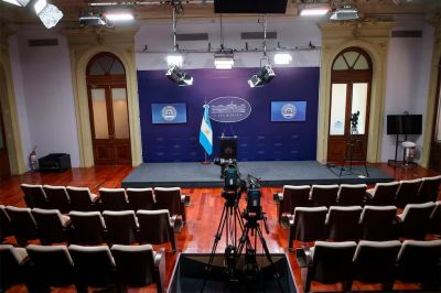 El Gobierno reabri� la sala de prensa de la Rosada, pero Adorni duda si pararse frente a los micr�fonos