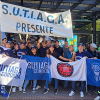 Movilizaci�n previa al 1� de Mayo en rechazo a las reformas nacional y provincial