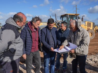 En Dolores, Katopodis dio inicio a la ampliaci�n del aut�dromo �Miguel �ngel Atauri�