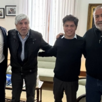 Kicillof profundiza su armado pol�tico y suma el respaldo de la CGT y otros dirigentes gremiales de peso