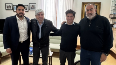 Kicillof profundiza su armado pol�tico y suma el respaldo de la CGT y otros dirigentes gremiales de peso