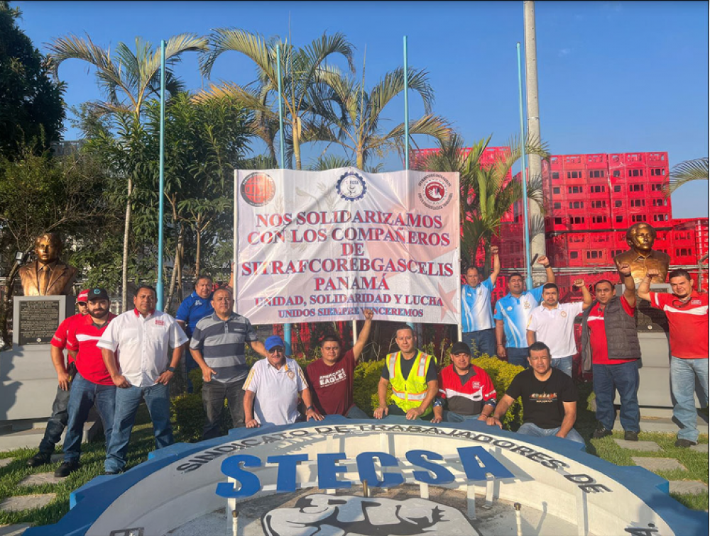 Guatemala�Panam�: Todos somos SITRAFCOREBGASCELIS