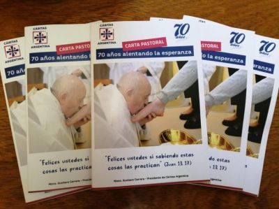 C�ritas Argentina: Mons. Carrara presenta carta pastoral por los 70 a�os