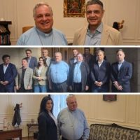 Mons. Colombo afianza puentes institucionales con referentes pol�ticos y sociales