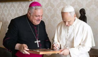 Los obispos argentinos saludan a Le�n XIV en el aniversario de su pontificado