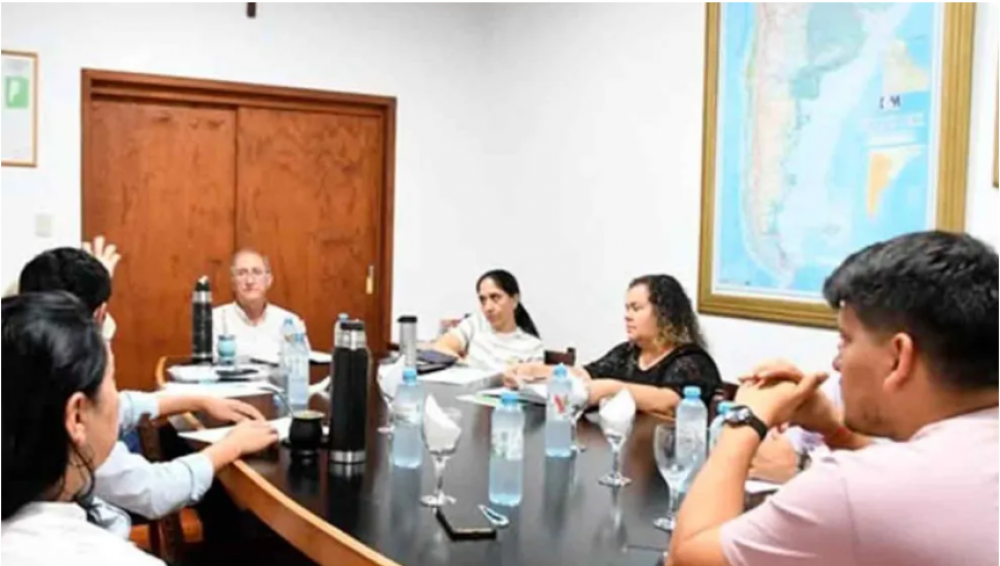Reuni�n de trabajo sobre GIRSU con municipios del norte correntino