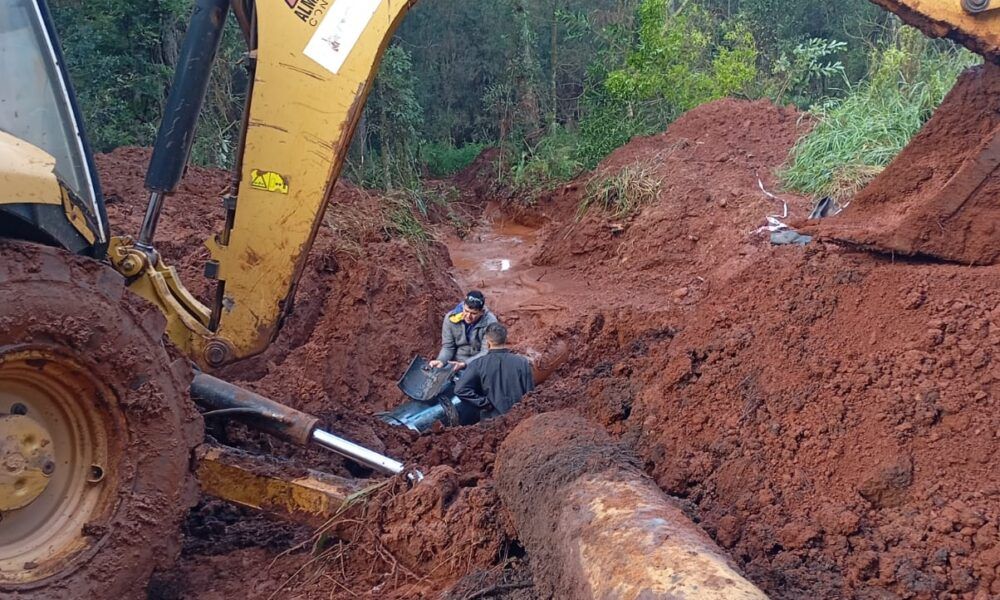 Trabajo conjunto entre IMAS y municipalidad para reparar una impulsi�n de 400 en San Pedro