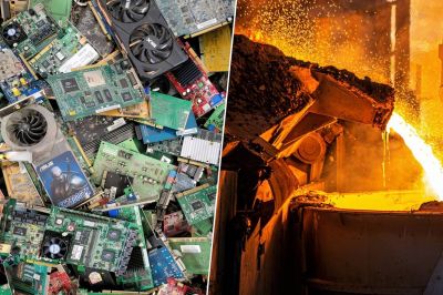 Europa tira 16.000 millones al a�o en basura electr�nica. Espa�a acaba de encender el primer horno de Europa para recuperarlos