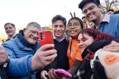 La doble agenda de Axel Kicillof: gesti�n y campa�a presidencial