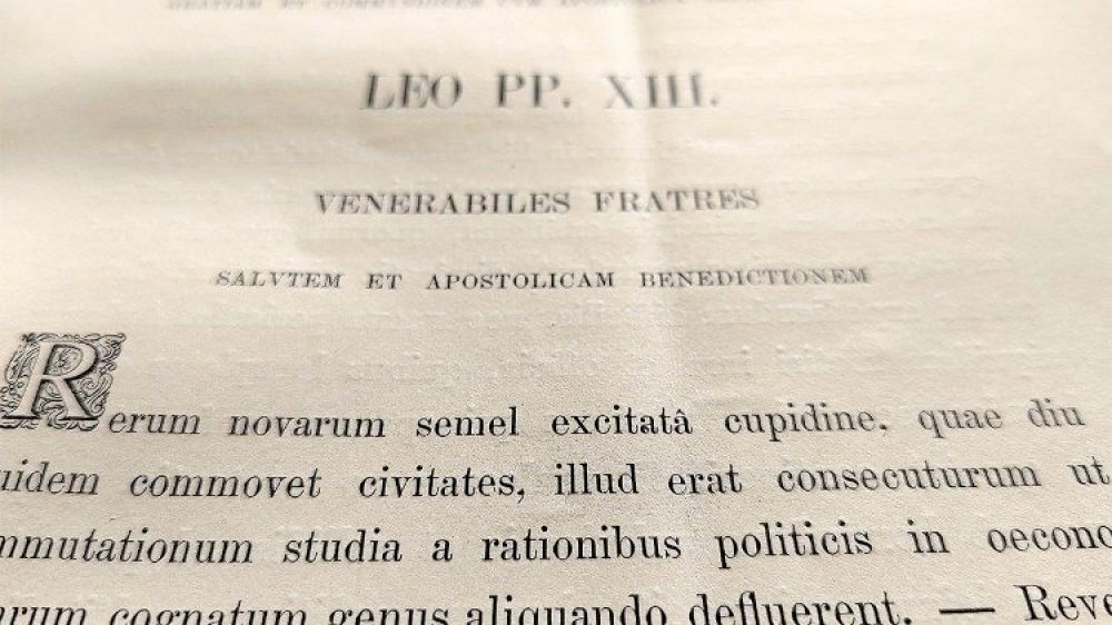 El aniversario de la Rerum novarum, un documento para la dignidad humana