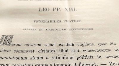 El aniversario de la Rerum novarum, un documento para la dignidad humana