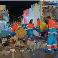 As� ha sido el dispositivo especial de limpieza del SELUR que Urbaser ha desplegado para garantizar la vuelta a la normalidad tras las fiestas de San Isidro en Madrid