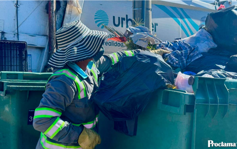 Popay�n corre contra la basura acumulada en las calles