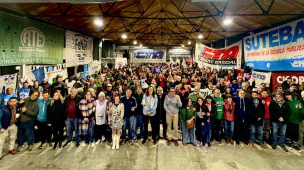 Las CTA bonaerenses ratificaron la unidad y llamaron a construir una alternativa pol�tica �para derrotar a Milei�