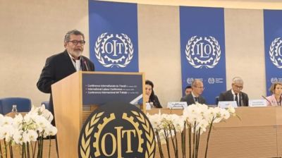 Gerardo Mart�nez advirti� que el Gobierno va a ser cuestionado en la OIT por presuntas violaciones a derechos laborales