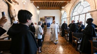 Le�n XIV a los agustinos de Catalu�a: Compartan su riqueza espiritual