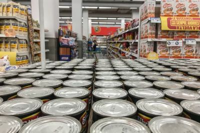 Crisis hist�rica de venta en los supermercados