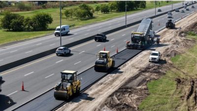 Aceleran la construcci�n del cuarto carril de la autopista a La Plata