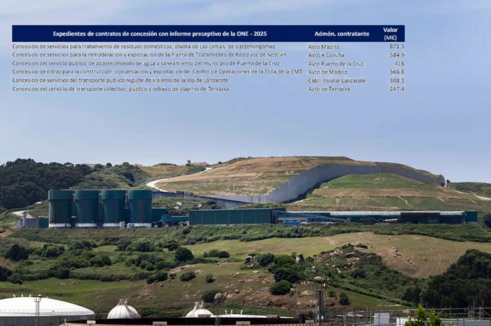 Urbaser, FCC y Valoriza pasan del mayor contrato de basuras de Galicia, que queda desierto