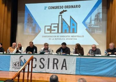La CSIRA ratifico su postura en la defensa de la producci�n nacional, la generaci�n de empleo y la unidad del movimiento sindical
