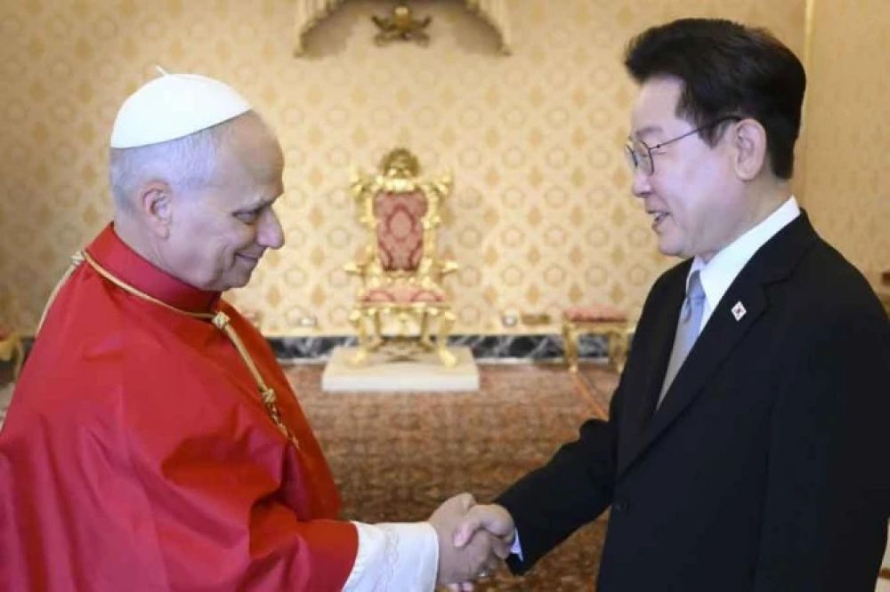 El Papa Le�n y el presidente de Corea dialogan en el Vaticano sobre la JMJ Se�l 2027