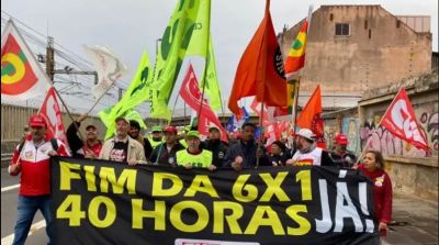Gremios brasile�os protagonizaron una multitudinaria movilizaci�n para exigir la reducci�n de la jornada laboral
