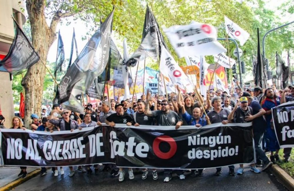 SUTNA convoca a una caravana desde FATE hasta la Casa de Gobierno bonaerense para exigir la intervenci�n de Kicillof