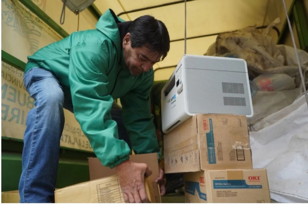 La Plata recicl� m�s de 700 kilos de cartuchos y t�ners para evitar que terminaran en la Ceamse