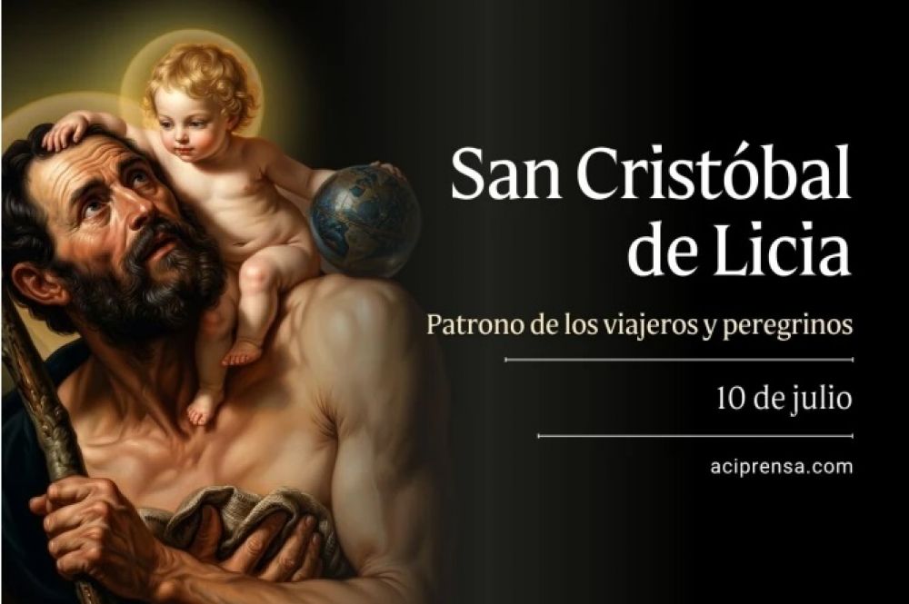 Hoy celebramos a San Crist�bal de Licia, patrono de los viajeros y peregrinos