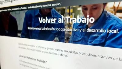 El programa �Volver al Trabajo� finalizar� en agosto y dejar� a 900 mil beneficiarios sin cobrar