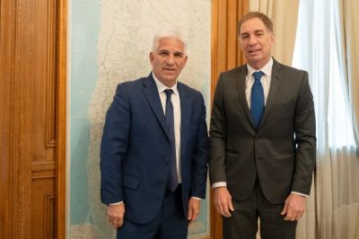 El Gobernador se reuni� con el jefe de Gabinete de Ministros de la Naci�n