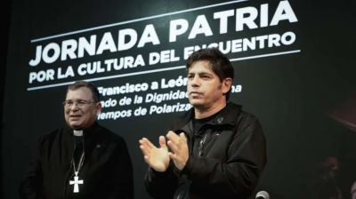 Massa va por el m� de la gente, Kicillof acelera su construcci�n y M�ximo obligado a salir