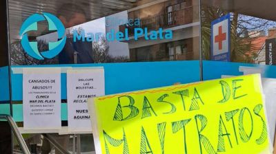 Sin aguinaldo y sin respuestas: m�s de 80 trabajadores de la Cl�nica Mar del Plata iniciaron una retenci�n de tareas