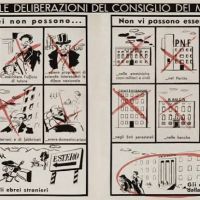 5 de agosto de 1938 : Se publica por segunda vez el �Manifiesto de las razas� contra los jud�os en Italia