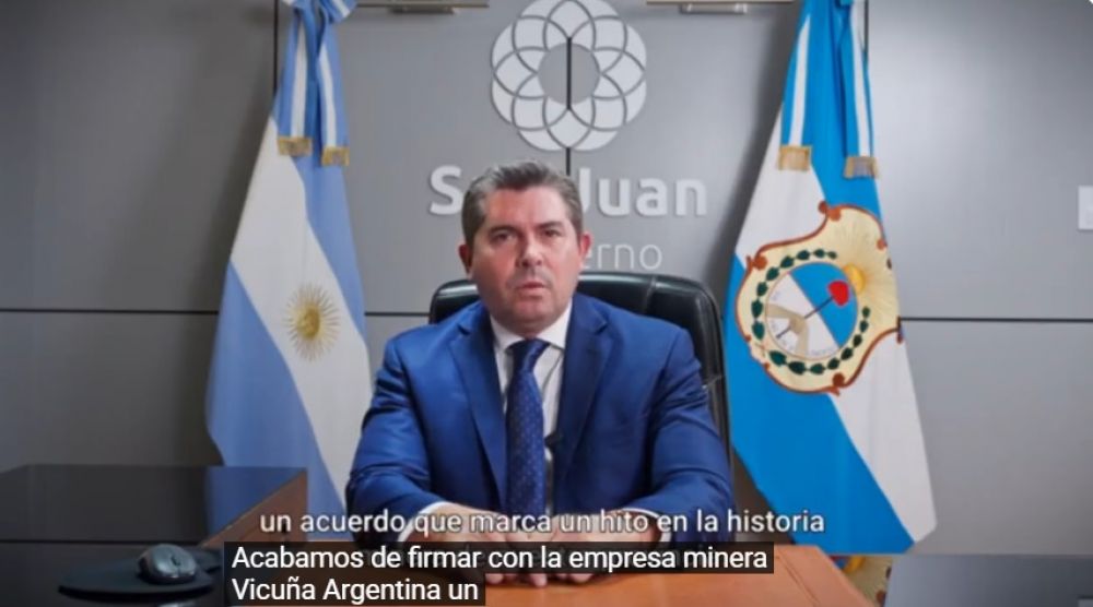 El Gobernador Orrego concret� un acuerdo con Vicu�a que adelanta 250.000.000 de d�lares para infraestructura
