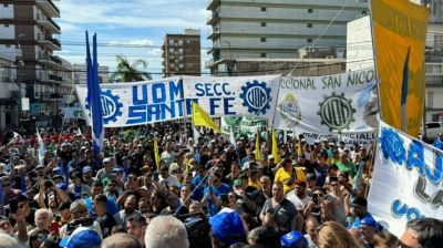 La intervenci�n de la UOM a un paso de cerrar la paritaria sider�rgica en la l�nea de Paolo Rocca y desde Villa Constituci�n advierten que ir�n a la huelga