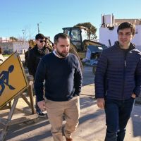Torres recorri� los primeros trabajos del nuevo Conducto Pluvial que transformar� el sistema de desag�e de Comodoro