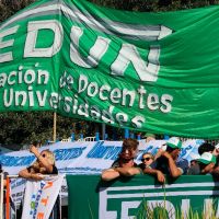 La FEDUN registr� que fue �casi total� el acatamiento al paro en las universidades
