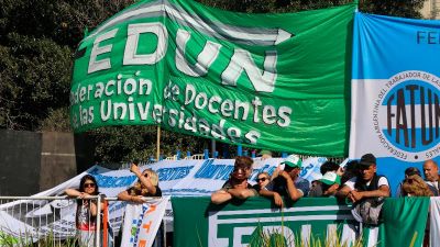 La FEDUN registr� que fue �casi total� el acatamiento al paro en las universidades