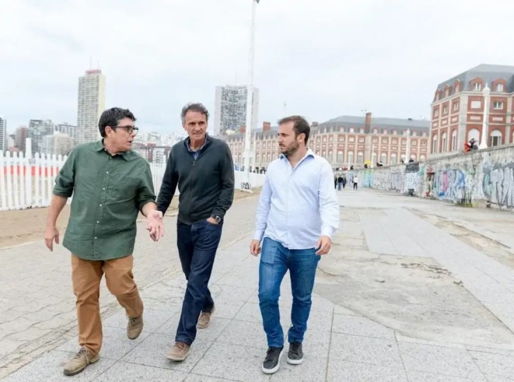 La Provincia destac� la obra y anticip� la segunda etapa en Mar del Plata: �No queremos una Rambla con parches�
