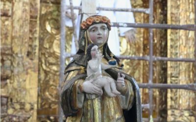 Devuelven imagen de Santa Rosa de Lima robada hace 19 a�os de capilla en M�xico