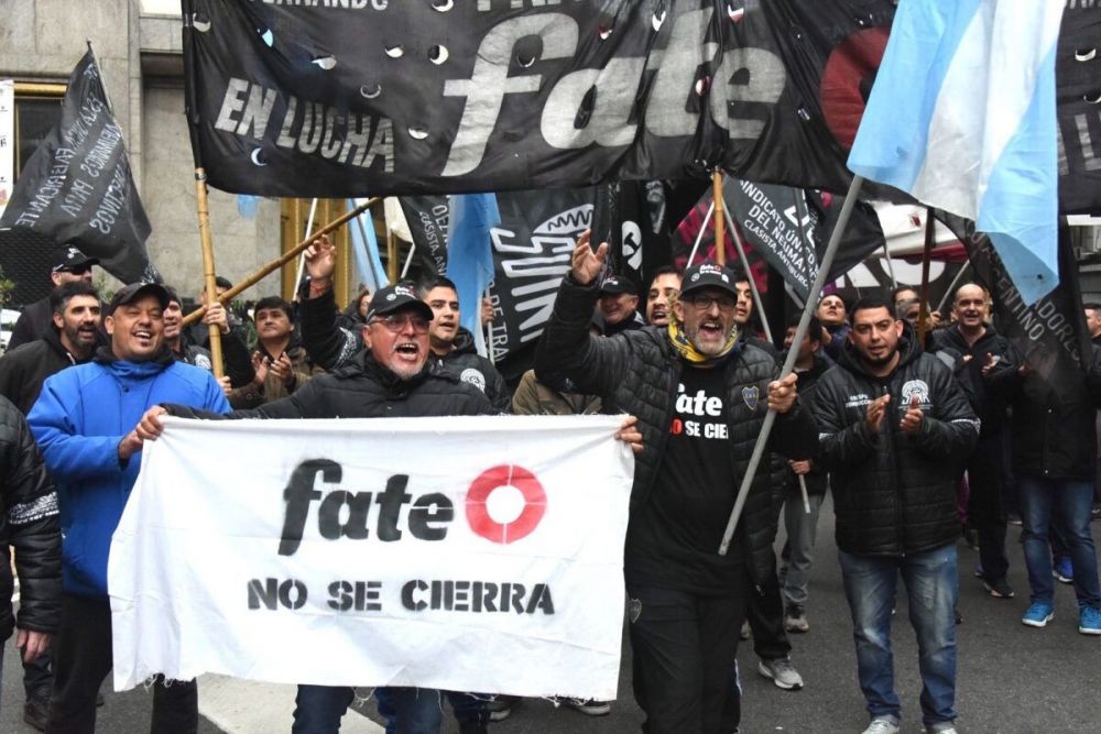 A seis meses del conflicto en Fate, los trabajadores anuncian nuevas acciones contra el lockout patronal