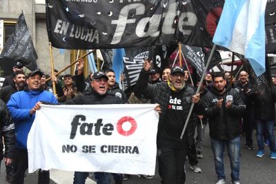 A seis meses del conflicto en Fate, los trabajadores anuncian nuevas acciones contra el lockout patronal