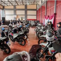 Orrego entreg� movilidades a la Polic�a para fortalecer el accionar en las calles y la prevenci�n