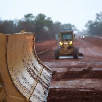 La UOCRA cort� la Ruta 3 en Santa Cruz para reclamar por obra p�blica: �Necesitamos la liberaci�n de los fondos para las represas�
