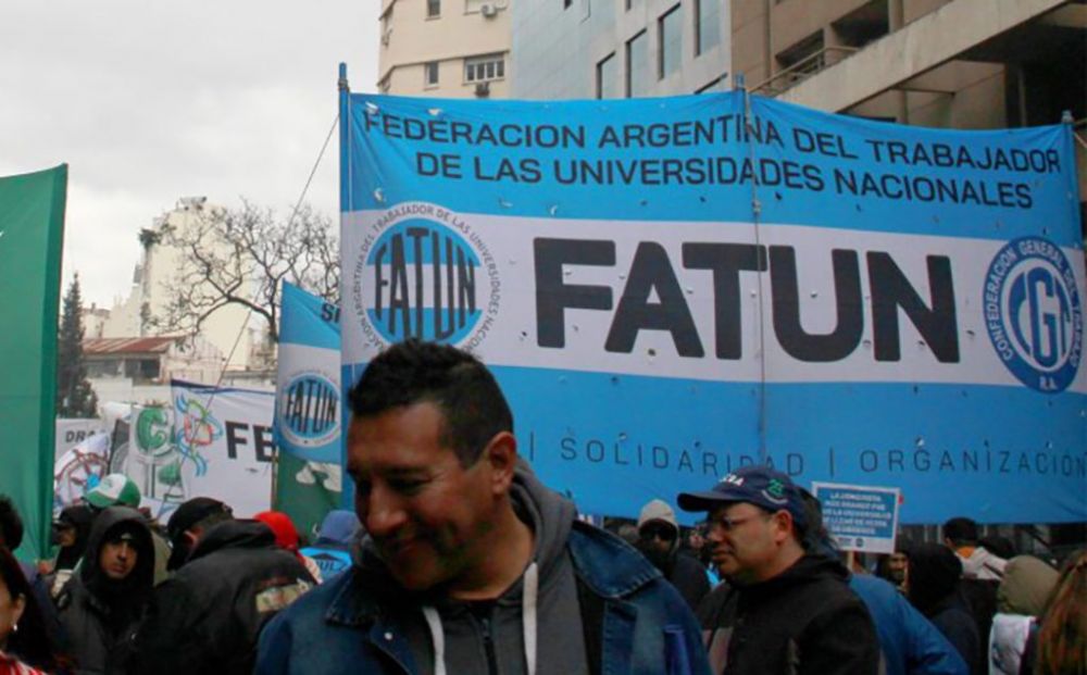FATUN convoc� a un paro Nodocente de 48 horas para el 27 y 28 de agosto