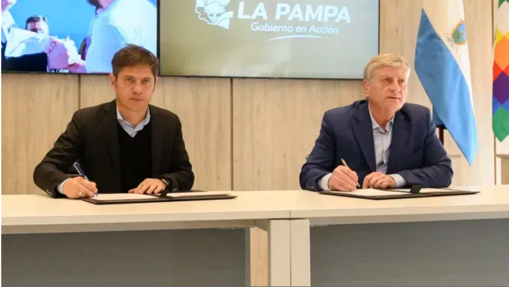 Ziliotto y Kicillof se juntan en La Pampa para cruzar a la motosierra de Milei en tono de gesti�n