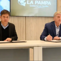 Ziliotto y Kicillof se juntan en La Pampa para cruzar a la motosierra de Milei en tono de gesti�n