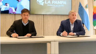 Ziliotto y Kicillof se juntan en La Pampa para cruzar a la motosierra de Milei en tono de gesti�n