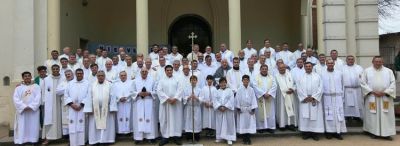 Encuentro del clero entrerriano en la ciudad de Rosario del Tala